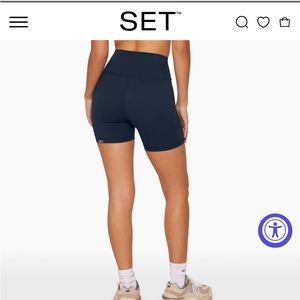 SET Active Sportbody Bike Short, S. Color Oxford. Worn once, brand new condition